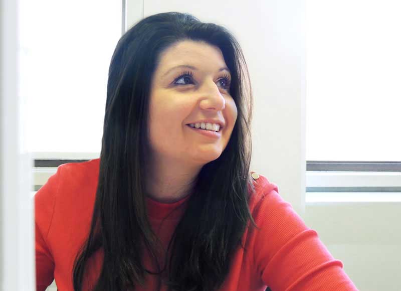 Eva Tokkallos, founder of Purple Dove Media